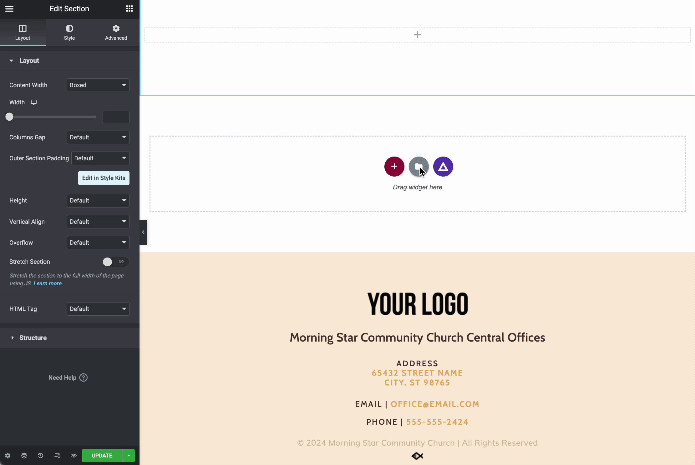 wp add a sermon template.gif